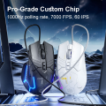 Chuột gaming INPHIC PG9 | Wired, 12800 DPI, 78g, Đen