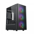 Vỏ Case Xigmatek MYX Air 3F - Black | Kèm 3 fan led