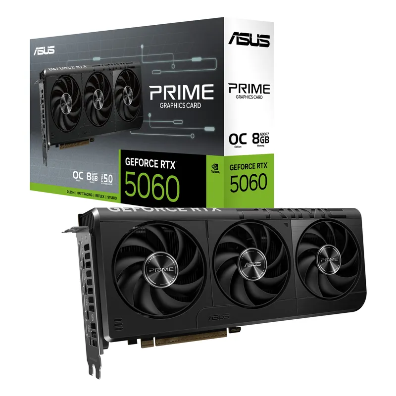 Card màn hình ASUS PRIME RTX 5060 8GB GDDR7 OC Edition