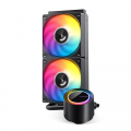 Tản nhiệt nước Jonsbo TG-240 ARGB Black | Radiator 240mm, 2 Fan 120mm PWM, Đen