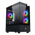 Vỏ Case Xigmatek Alphard M 3IF | M-ATX/ITX, Kèm sẵn 3 fan, Đen