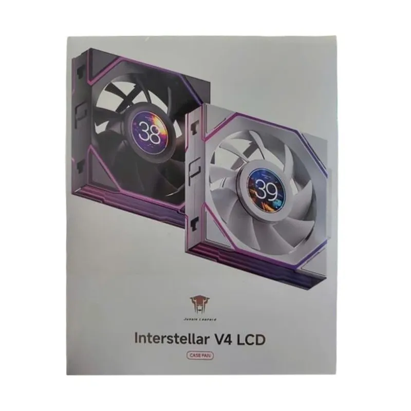 Quạt tản nhiệt PC Leopard Interstellar V4 LCD | 120mm, ARGB, Gió thuận, LCD, Đen