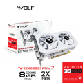 Card màn hình AMD Radeon RX 580 T-WOLF White Dual | 8GB GDDR5, 2304 SP, 500W