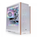 Vỏ Case Thermaltake S370 WS Mid Tower (CA-11J-00M6WN-00) | Mid Tower, Sẵn 4 Fan không Led, Trắng