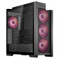 Thùng máy ASUS TUF Gaming GT302 ARGB - Black | E-ATX, kèm sẵn 4 fan 14cm ARGB