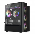 Thùng máy Vitra Cruise AX3 - Đen | Micro ATX, kèm sẵn 4 fan RGB