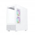 Thùng máy Xigmatek Alphard Micro ATX - Trắng | Kèm sẵn 3 fan (EN 44113)