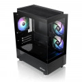 Thùng máy Thermaltake View 170 TG ARGB Micro Chassis - Black | Sẵn 3 fan ARGB (CA-1Z4-00M1WN-00)