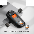 Chuột văn phòng INPHIC M1P Chính Hãng | Wireless, 1600 DPI, 73g, Đen
