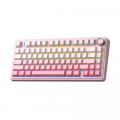 Bàn phím cơ gaming AULA F75 Hồng Gradient Side-Engraved | 3 Mode, Dream Sakura Switch, RGB (NK)