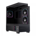 Vỏ Case EINAREX SM501D RGB (Kèm sẵn 3 Fan ARGB) | M-ATX, Mặt kính, Đen