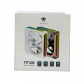 Fan PC Leopard TF120 ARGB (Sync Main) | 120mm, HDB, Gió ngược, Trắng