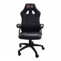 Ghế gaming OEM Star E100 | Đen trắng, 100kg, Chân xoay, Da PU, Không BOX, Ráp sẵn