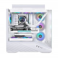 Vỏ Case Lian Li Vector V100 (Kèm sẵn 4 Fan) (CASELLV100RW) | Mid Tower, Kính cường lực, ARGB, Trắng