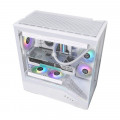 Vỏ Case Lian Li Vector V100 (Kèm sẵn 4 Fan) (CASELLV100RW) | Mid Tower, Kính cường lực, ARGB, Trắng