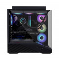 Vỏ Case Lian Li Vector V100 (Kèm sẵn 4 Fan) (CASELLV100RX) | Mid Tower, Kính cường lực, ARGB, Đen