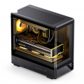 Vỏ Case Jonsbo D200 Micro-ATX | Đen, Kính Cong