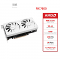 Card màn hình (AMD) UNIKA Blizzards White RX 7600 8GD6 V2 | 8GB GDDR6, 128-bit, 3 Fan, Trắng