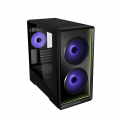Vỏ Case Lian Li Vector V150 INF (Kèm sẵn 3 Fan ARGB) (CASELLV150INFX) | M-ATX/Mini-ITX, Kính cường lực, Đen