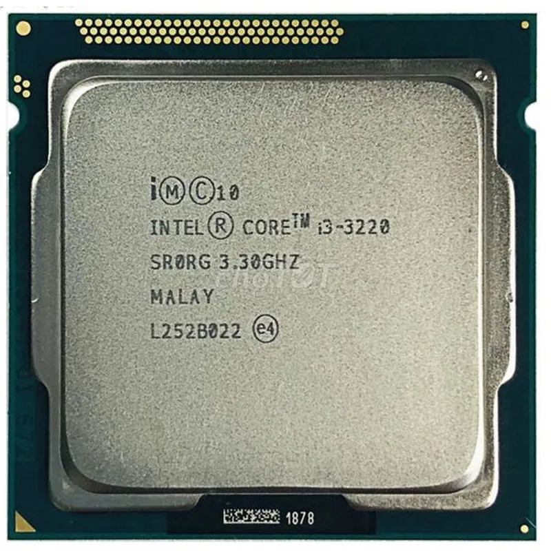 CPU Tray Intel Core i3 3220 (3.30 GHz, 2 nhân, 4 luồng, LGA 1155)