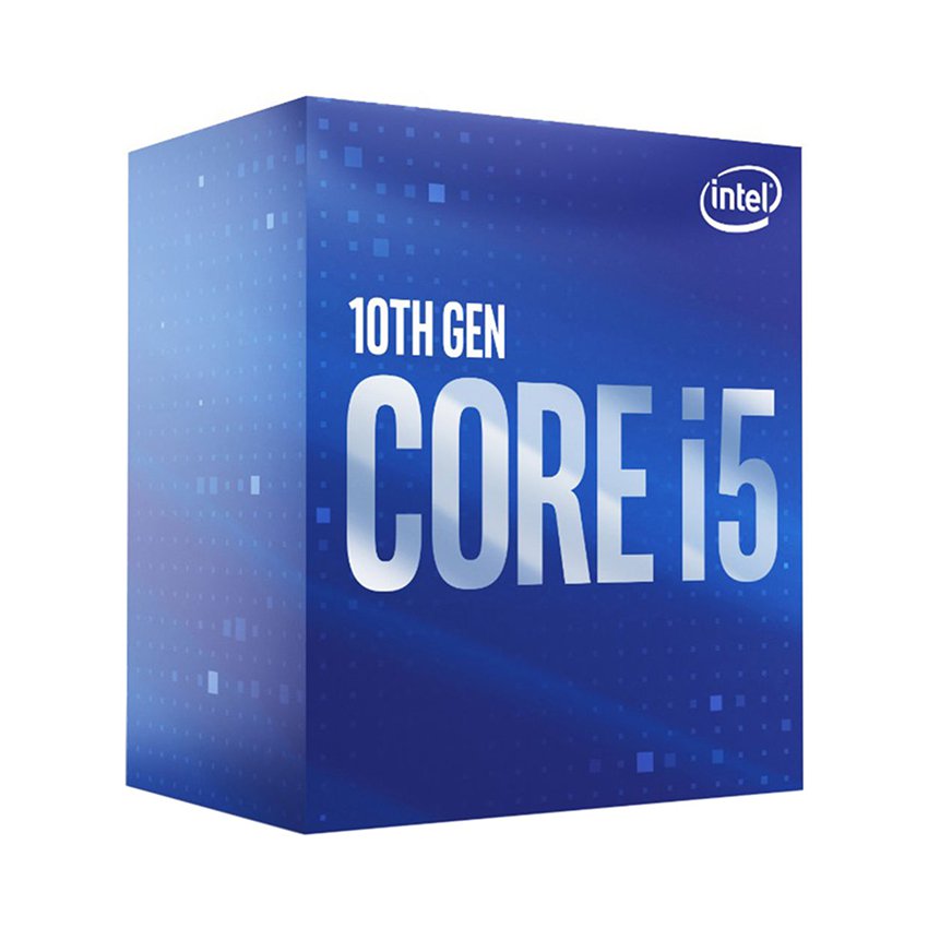 CPU Intel Core i5 10400F Box Công Ty (2.9GHz turbo up to 4.3Ghz, 6 nhân, 12 luồng, LGA 1200)