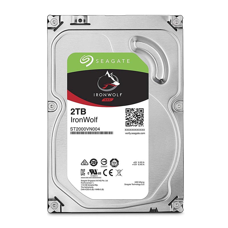 Ổ Cứng Hdd Seagate Sata 3 2Tb Ironwolf Nas System 3.5Inch 5900Rpm(ST2000VN004)