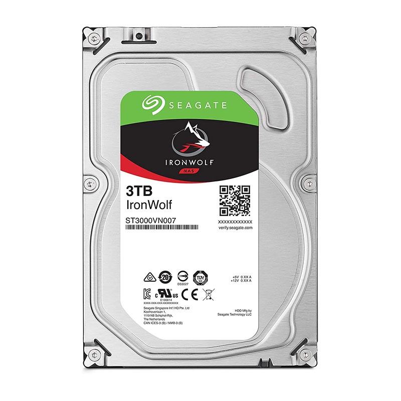 Ổ Cứng Hdd Sata 3 1Tb Ironwolf Nas System 3.5Inch 5900Rpm(ST1000VN002)