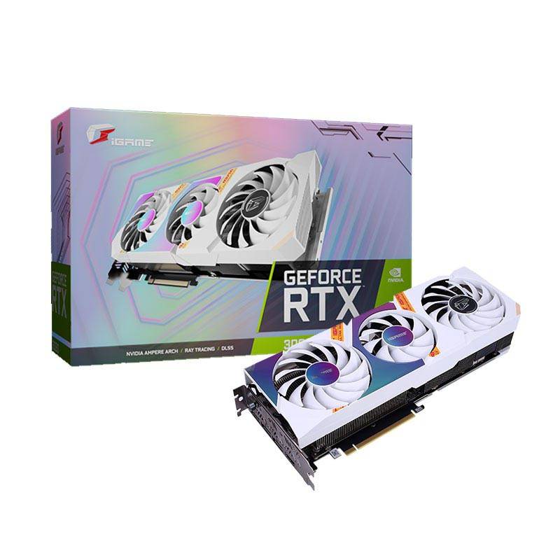 Card màn hình Colorful iGame RTX 3070 Ultra W OC LHR-V Cũ