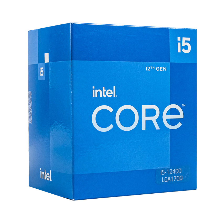 CPU Intel Core i5 12400 Box Chính Hãng (6C/12T, 2.50 GHz - 4.40 GHz, 18MB) - 1700