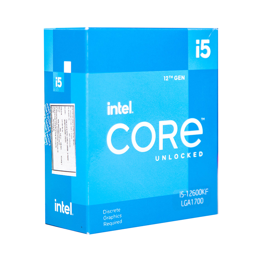 Cpu Intel Core i5 12600KF Box Chính Hãng