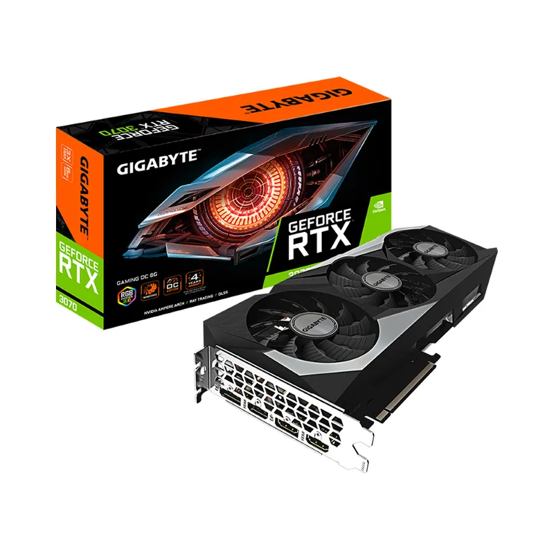 Card màn hình cũ GIGABYTE RTX 3070 gaming oc