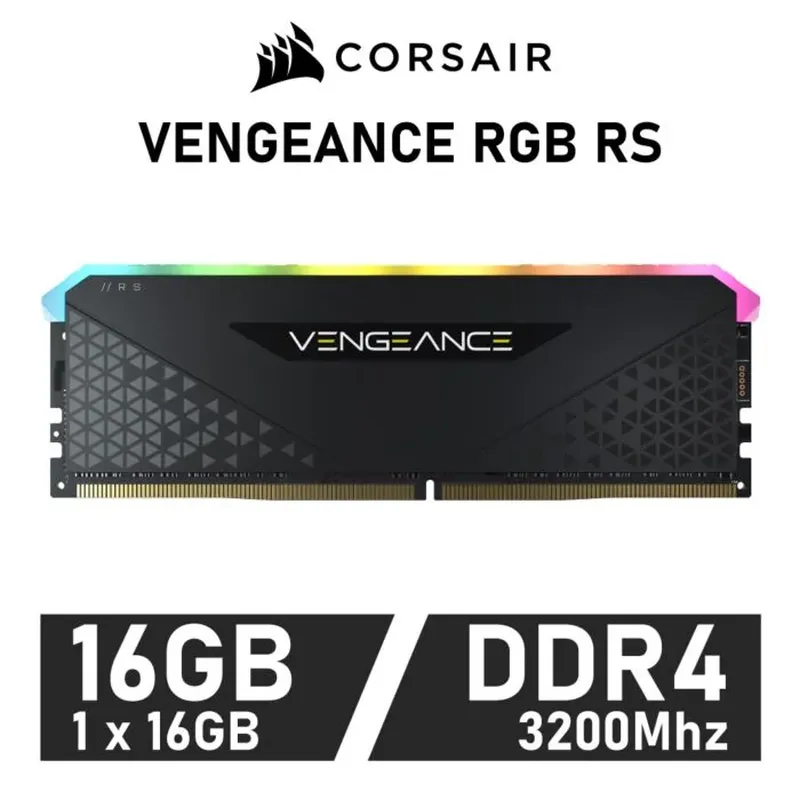 Ram Desktop Corsair Vengeance 16Gb 3200Mhz Ddr4 1*16Gb Rgb Cmg16Gx4M1E3200C16