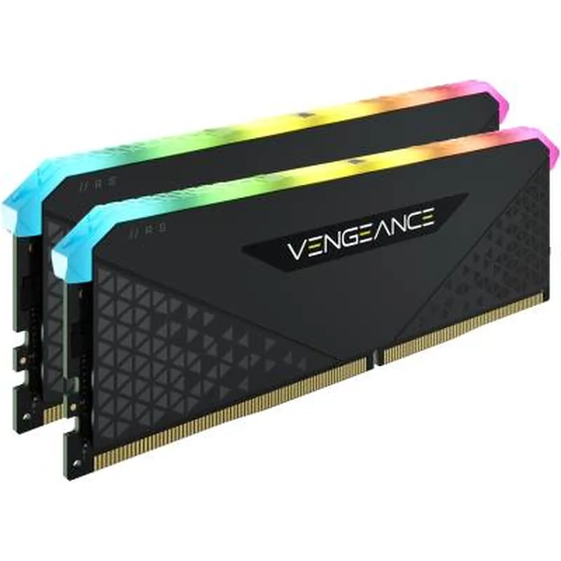 Ram Desktop Corsair DDR4, 3600MHz 64GB 2x32GB DIMM, XMP 2.0, Vengeance RGB RS, RGB LED, 1.35V CMG64GX4M2D3600C18