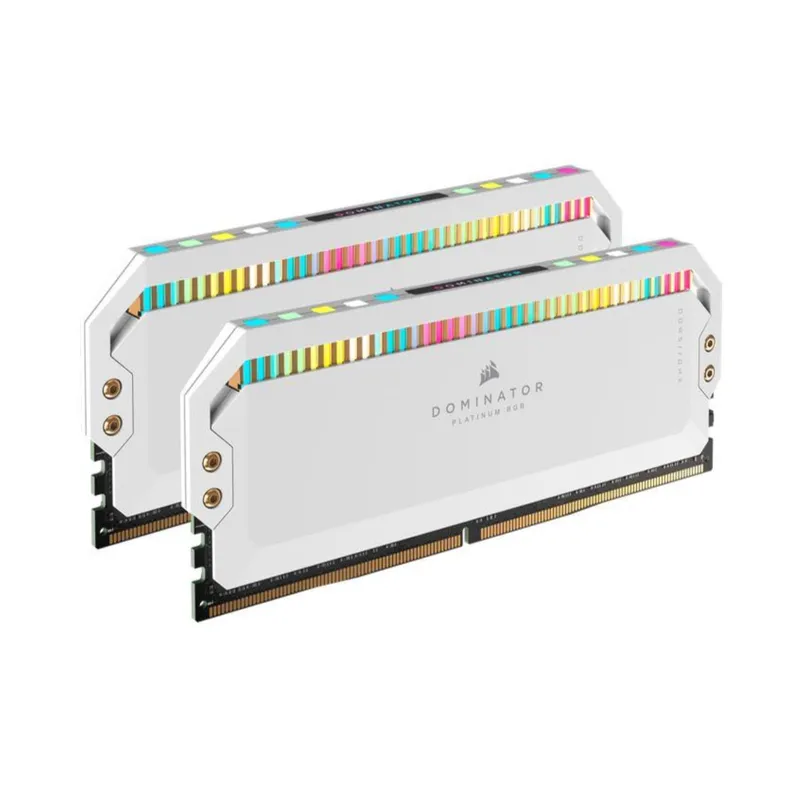 Ram Desktop Corsair DDR5, 5600MHz 32GB 2x16GB DIMM, DOMINATOR PLATINUM RGB White Heatspreader, RGB LED, C36, 1.25V CMT32GX5M2B5600C36W