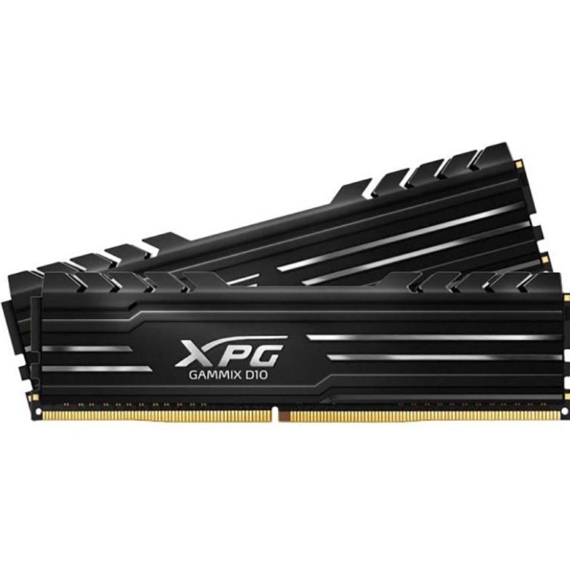 Ram Desktop Adata XPG D10 DDR4 16GB 3200 BLACK (AX4U3200316G16A-SB10)