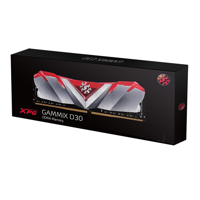 Ram Desktop Adata XPG D30 DDR4 16GB 3200 RED (AX4U320016G16A-SB30)