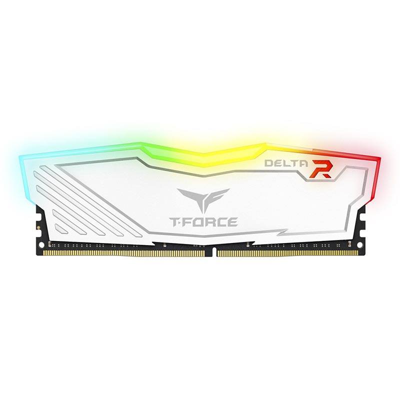 Ram Desktop Team T-Force Delta White RGB 16GB DDR4-3200