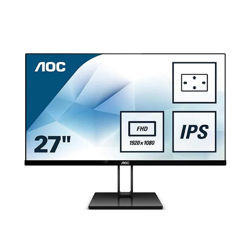 Màn Hình Máy Tính AOC 27V2Q/74 (27 inch/ FHD/IPS/75Hz/5ms/250 nits/HDMI+DP)
