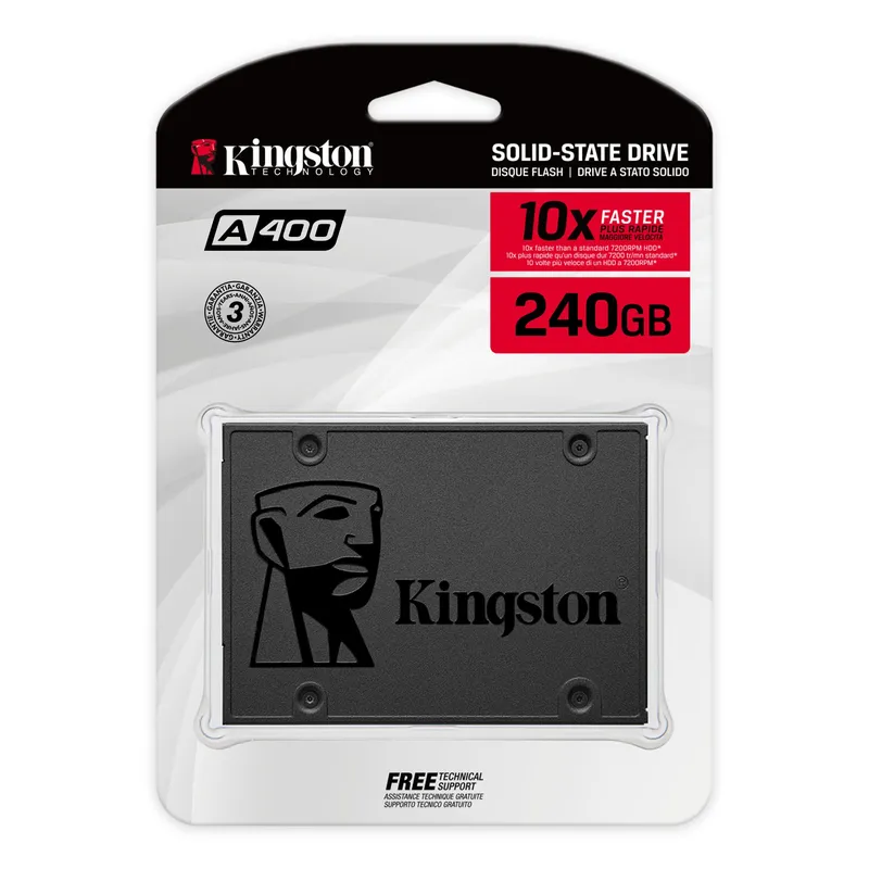 Ổ Cứng SSD 240G Kingston A400 | Sata III, 2.5 inch, SA400S37/240G