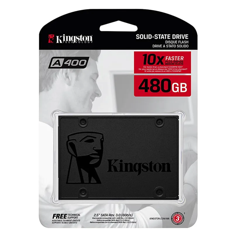 Ổ Cứng SSD 480G Kingston A400 Sata III 6Gb/s TLC (SA400S37/480G)