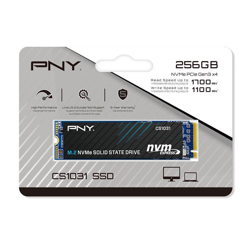 Ổ cứng SSD PNY CS1031 M.2 2280 NVMe PCIe Gen 3x4 256GB