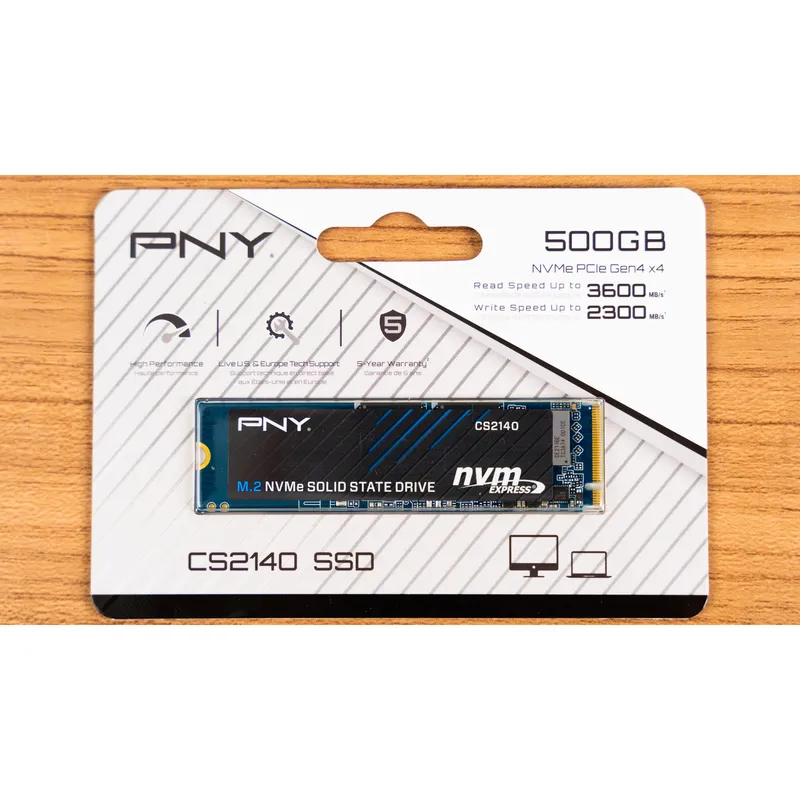 Ổ cứng SSD PNY CS2140 M.2 2280 NVMe PCIe Gen 4x4 500GB