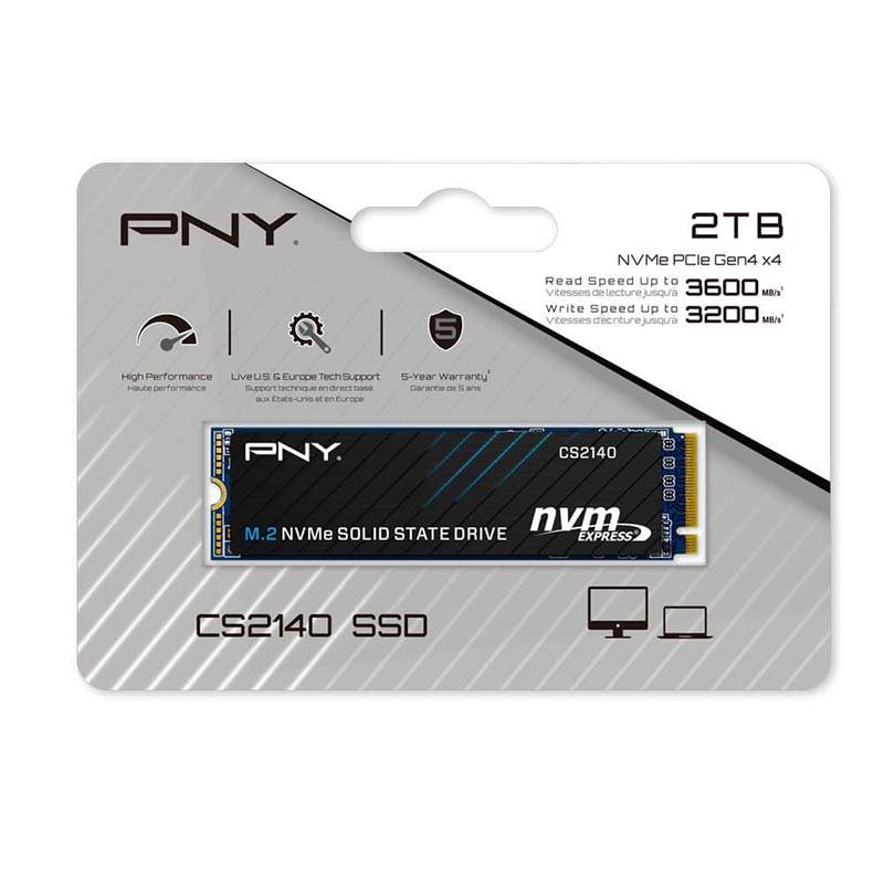 Ổ cứng SSD PNY CS2140 M.2 2280 NVMe PCIe Gen 4x4 2TB