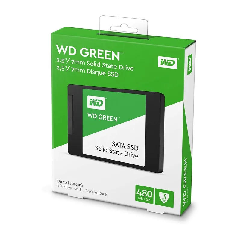 Ổ Cứng SSD Western Green 480G | Sata III, 2.5in (WDS480G3G0A)