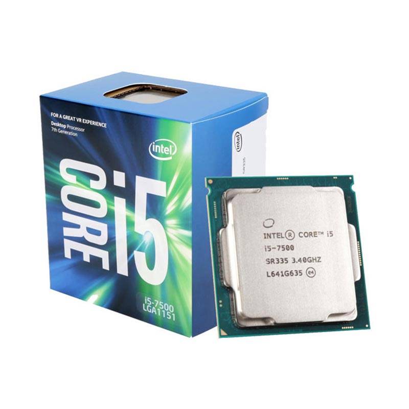 CPU Tray Intel Core i5 7500 (3.40 GHz-3.80 GHz, 4 nhân, 4 luồng, LGA 1151)