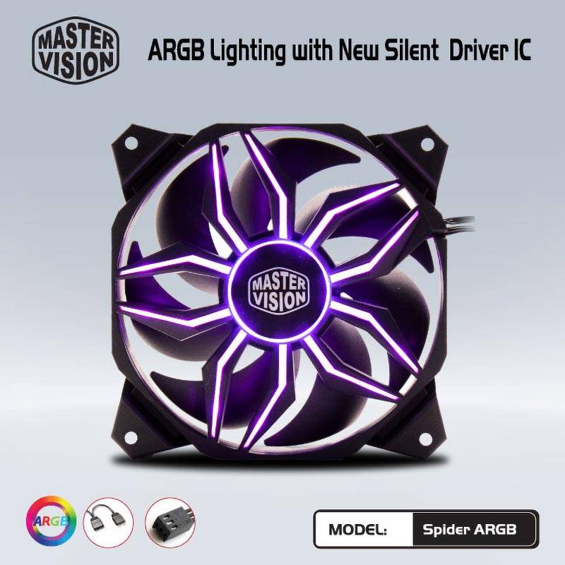 Fan VSP Spider Full LED ARGB Sync (Tray)