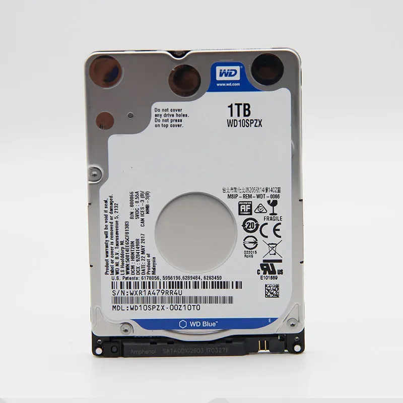 Ổ cứng HDD Wd Sata 3 1Tb Caviar Blue 2.5Inch 5400Rpm(WD10SPZX)