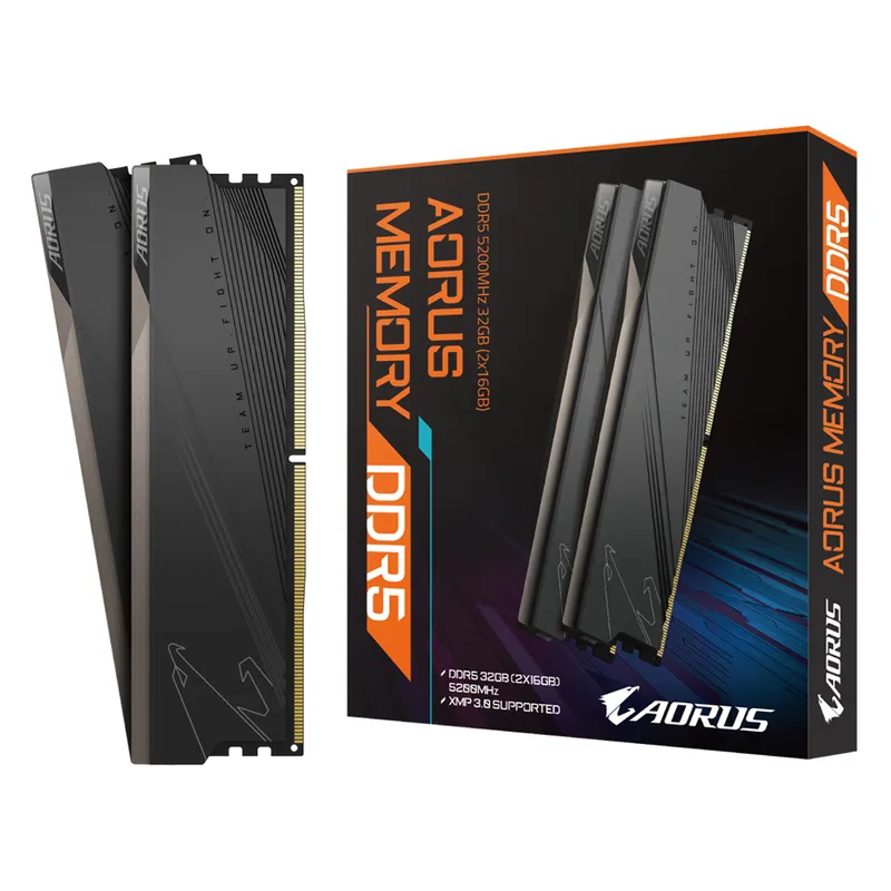 Ram Desktop Gigabyte AORUS (GP-ARS32G52D5) 32GB (2x16GB) DDR5 5200Mhz