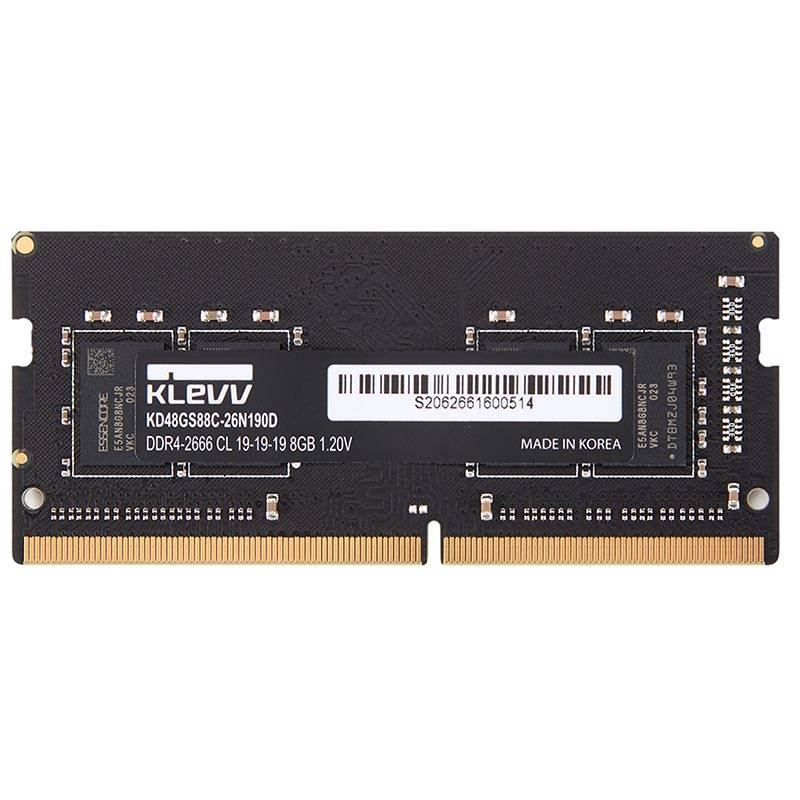 Ram Desktop Klevv DDR4 Standard SO-DIMM - 1*8GB 2666 C19