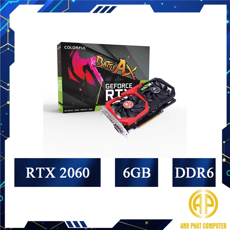 Card màn hình cũ Colorful RTX 2060 NB-V